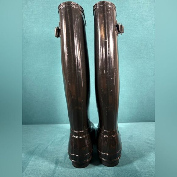 Size 8 - Women’s Hunter High Black Boots - Picture 5 of 7